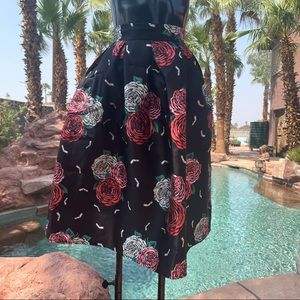 NWT Skirt  Retro vtg Rockabilly Full Midi …